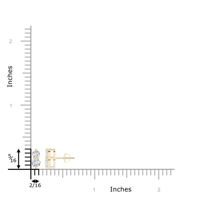 G, VS2 / 0.55 CT / 14 KT Yellow Gold