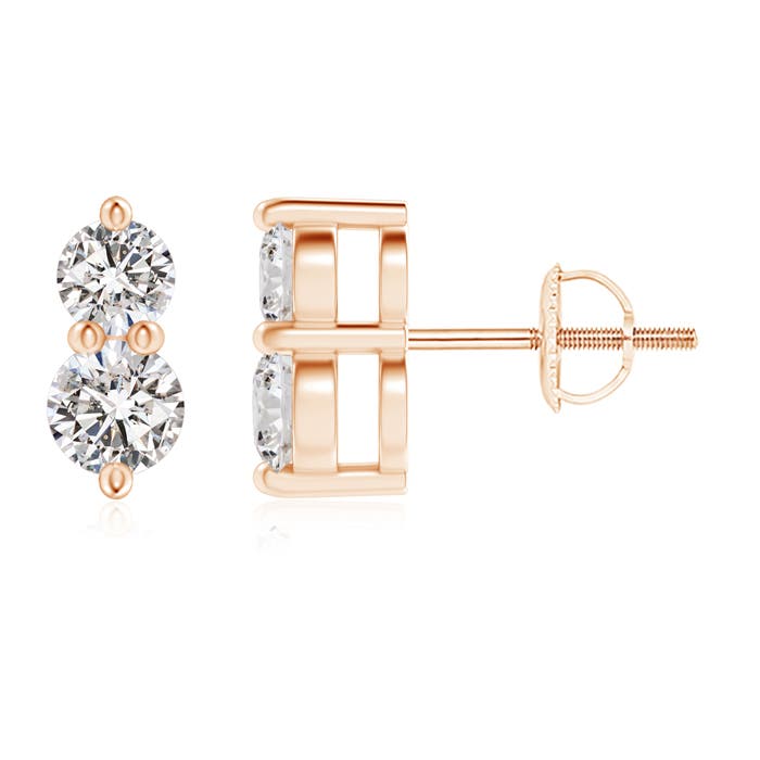 I-J, I1-I2 / 0.55 CT / 14 KT Rose Gold