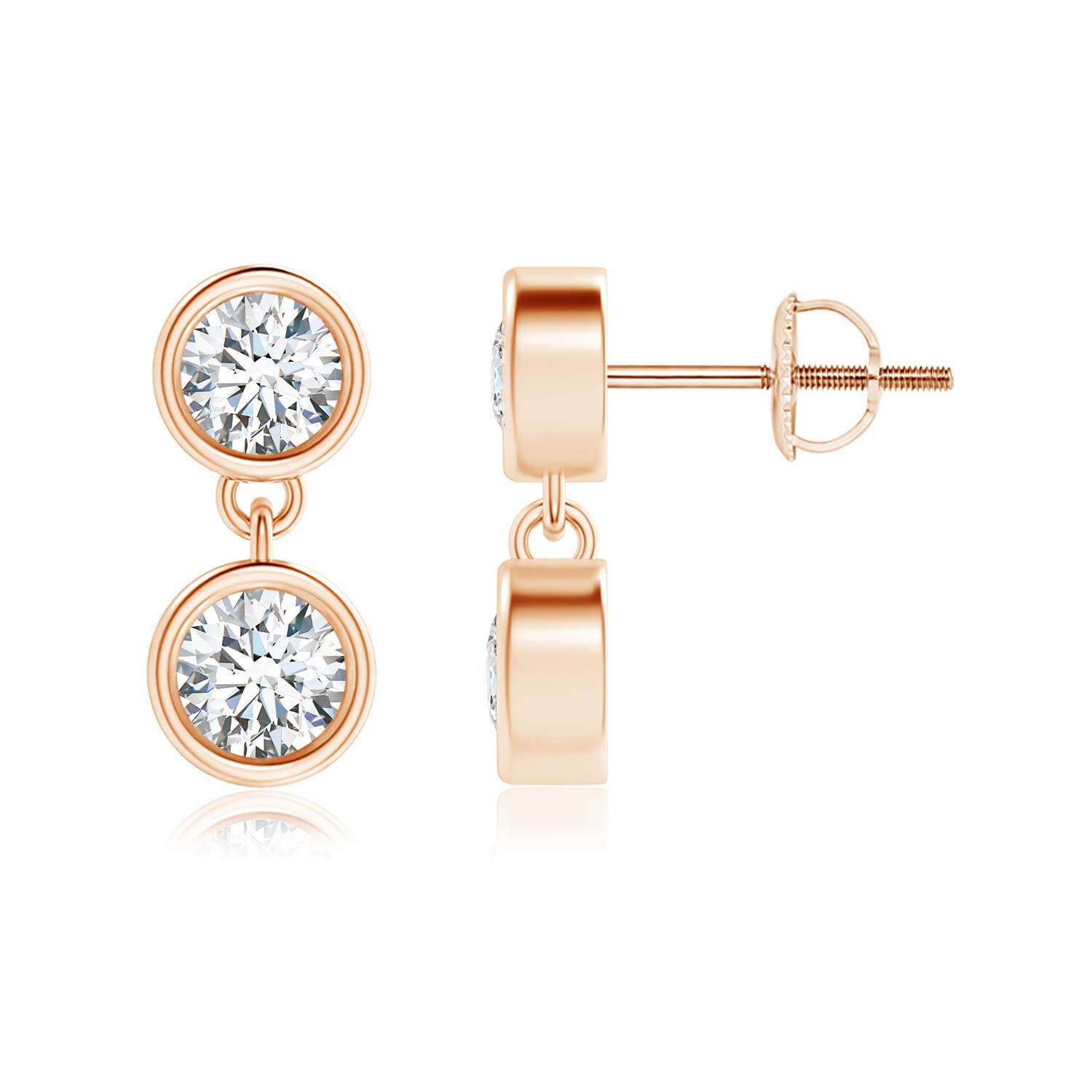 G, VS2 / 0.94 CT / 14 KT Rose Gold