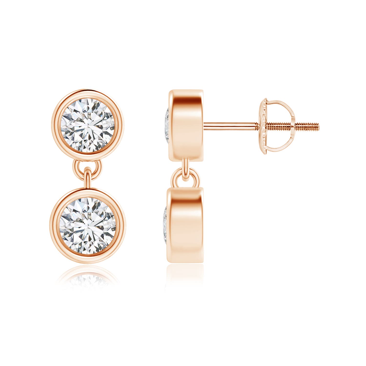 H, SI2 / 0.94 CT / 14 KT Rose Gold