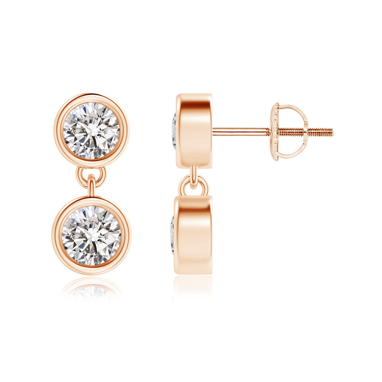 I-J, I1-I2 / 0.94 CT / 14 KT Rose Gold