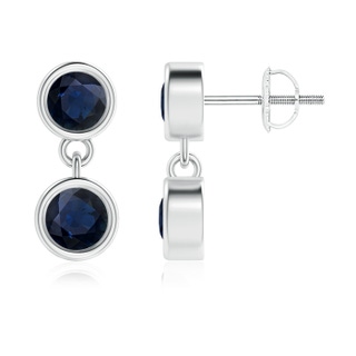 Round A Blue Sapphire