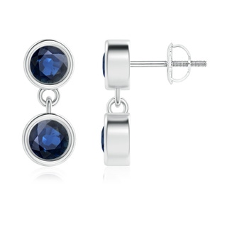 Round AA Blue Sapphire