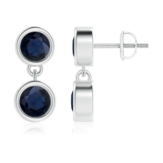 Round A Blue Sapphire