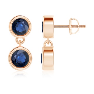 Round AA Blue Sapphire