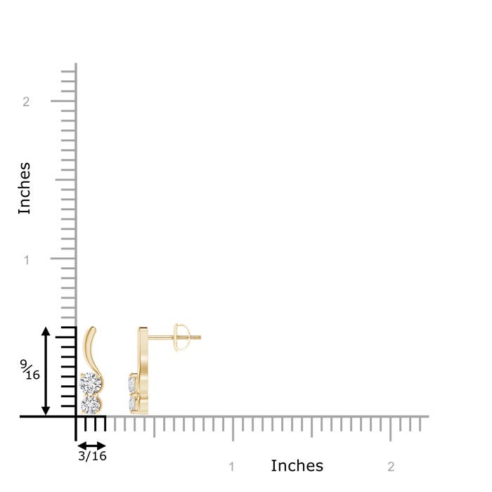 H, SI2 / 0.58 CT / 14 KT Yellow Gold