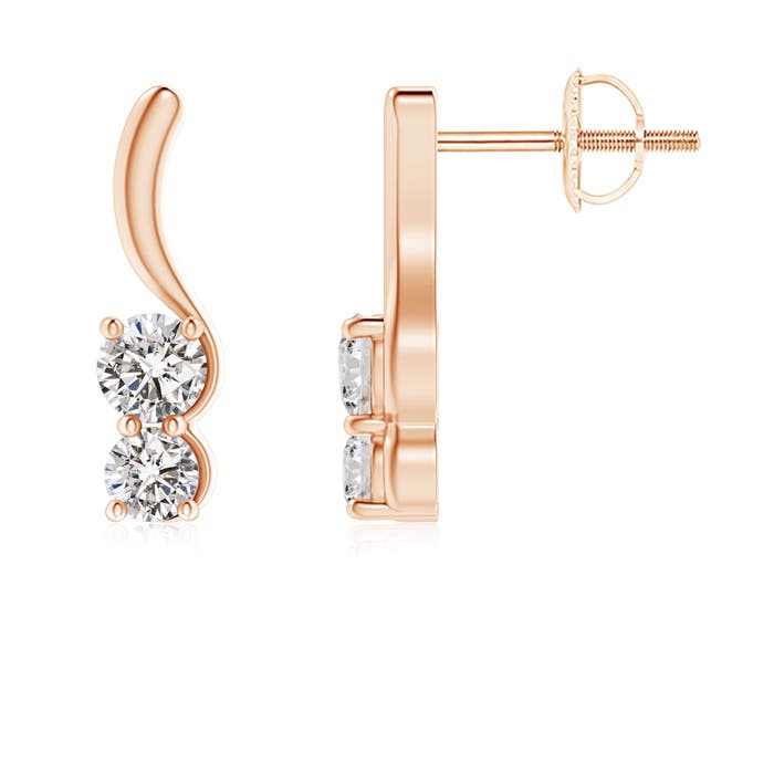 I-J, I1-I2 / 0.58 CT / 14 KT Rose Gold