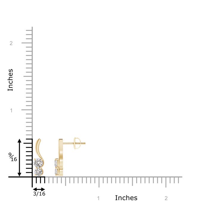 I-J, I1-I2 / 0.58 CT / 14 KT Yellow Gold