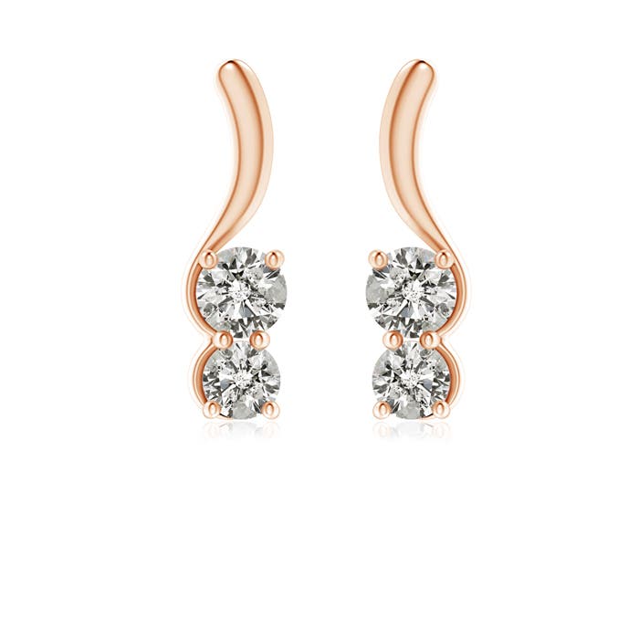 K, I3 / 0.58 CT / 14 KT Rose Gold