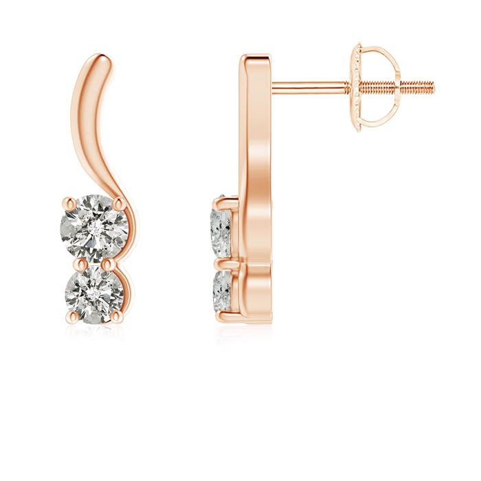 K, I3 / 0.58 CT / 14 KT Rose Gold