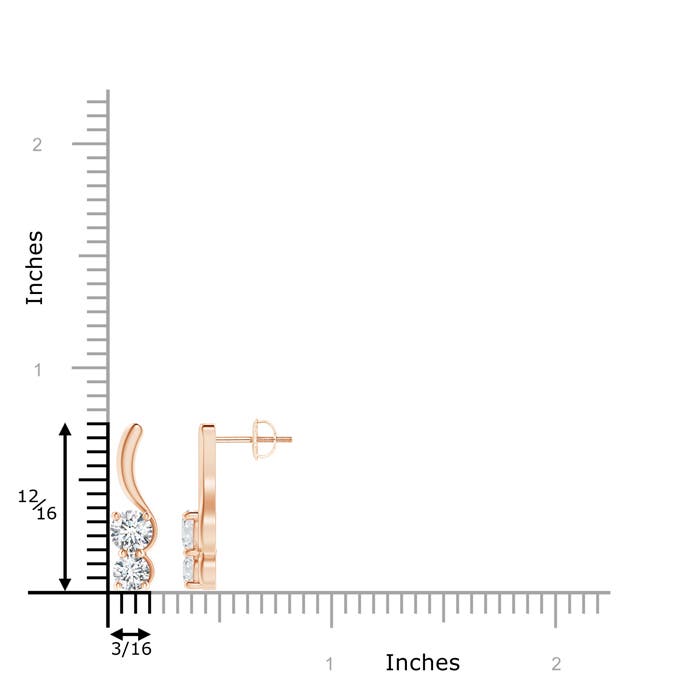 G, VS2 / 1.22 CT / 14 KT Rose Gold