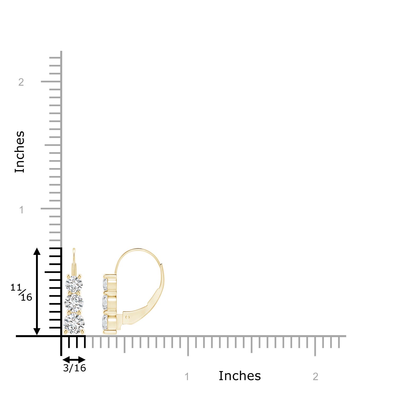 H, SI2 / 0.92 CT / 14 KT Yellow Gold