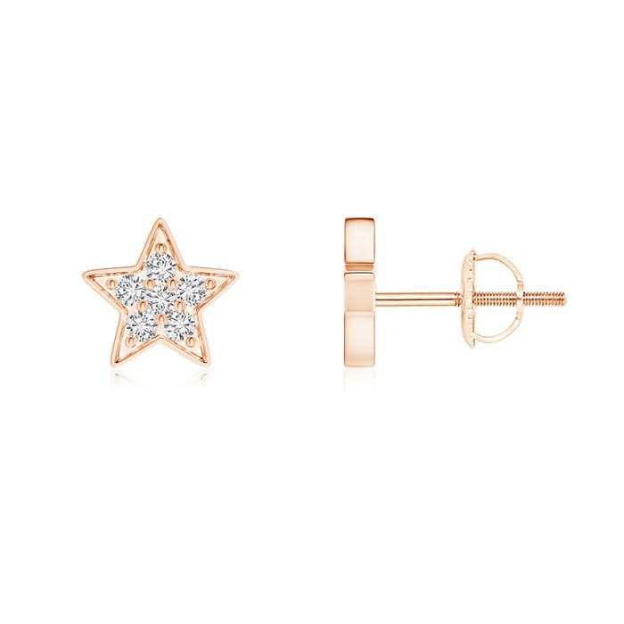 H, SI2 / 0.22 CT / 14 KT Rose Gold