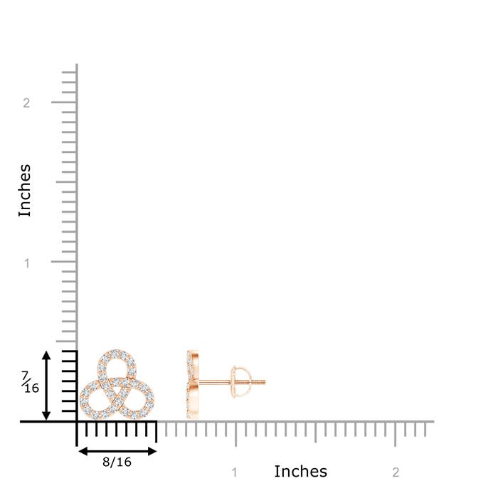 G, VS2 / 0.54 CT / 14 KT Rose Gold