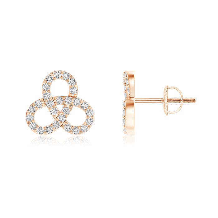 H, SI2 / 0.54 CT / 14 KT Rose Gold