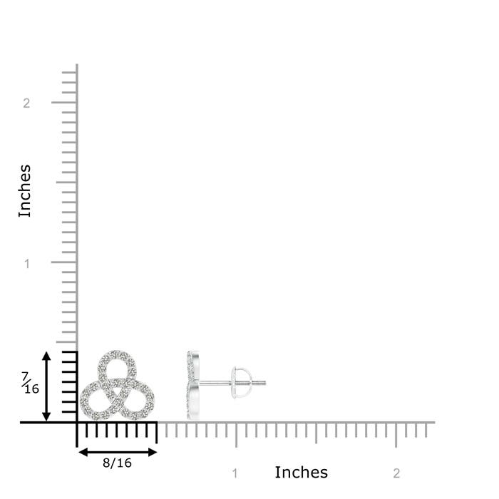 K, I3 / 0.54 CT / 14 KT White Gold