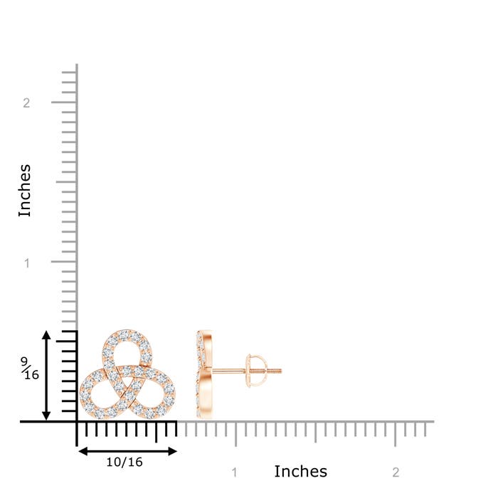 G, VS2 / 0.97 CT / 14 KT Rose Gold