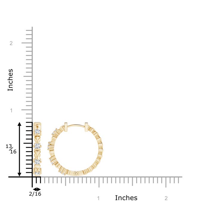 G, VS2 / 0.42 CT / 14 KT Yellow Gold