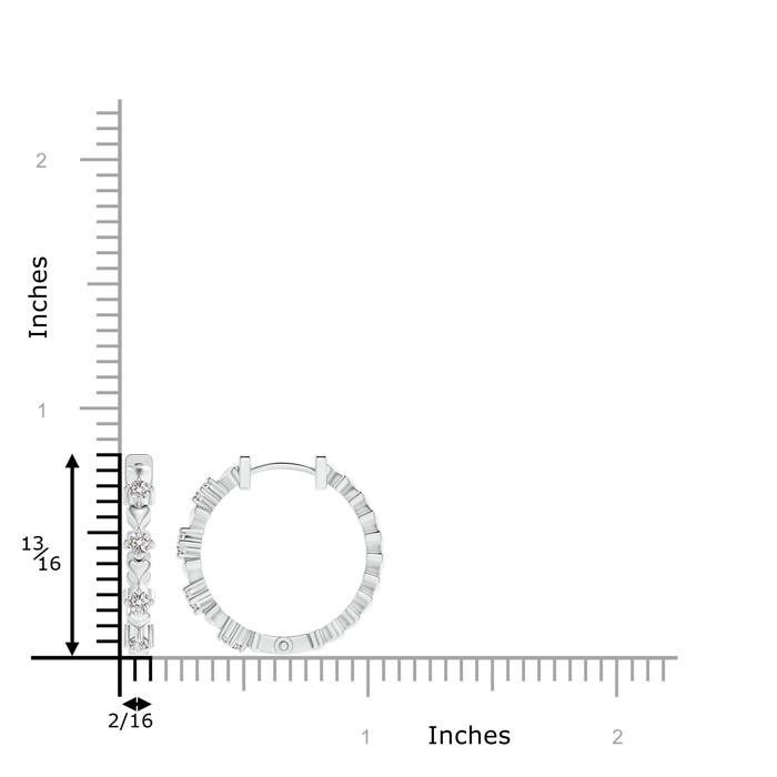 I-J, I1-I2 / 0.42 CT / 14 KT White Gold