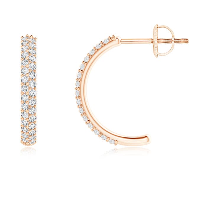 G, VS2 / 0.36 CT / 14 KT Rose Gold