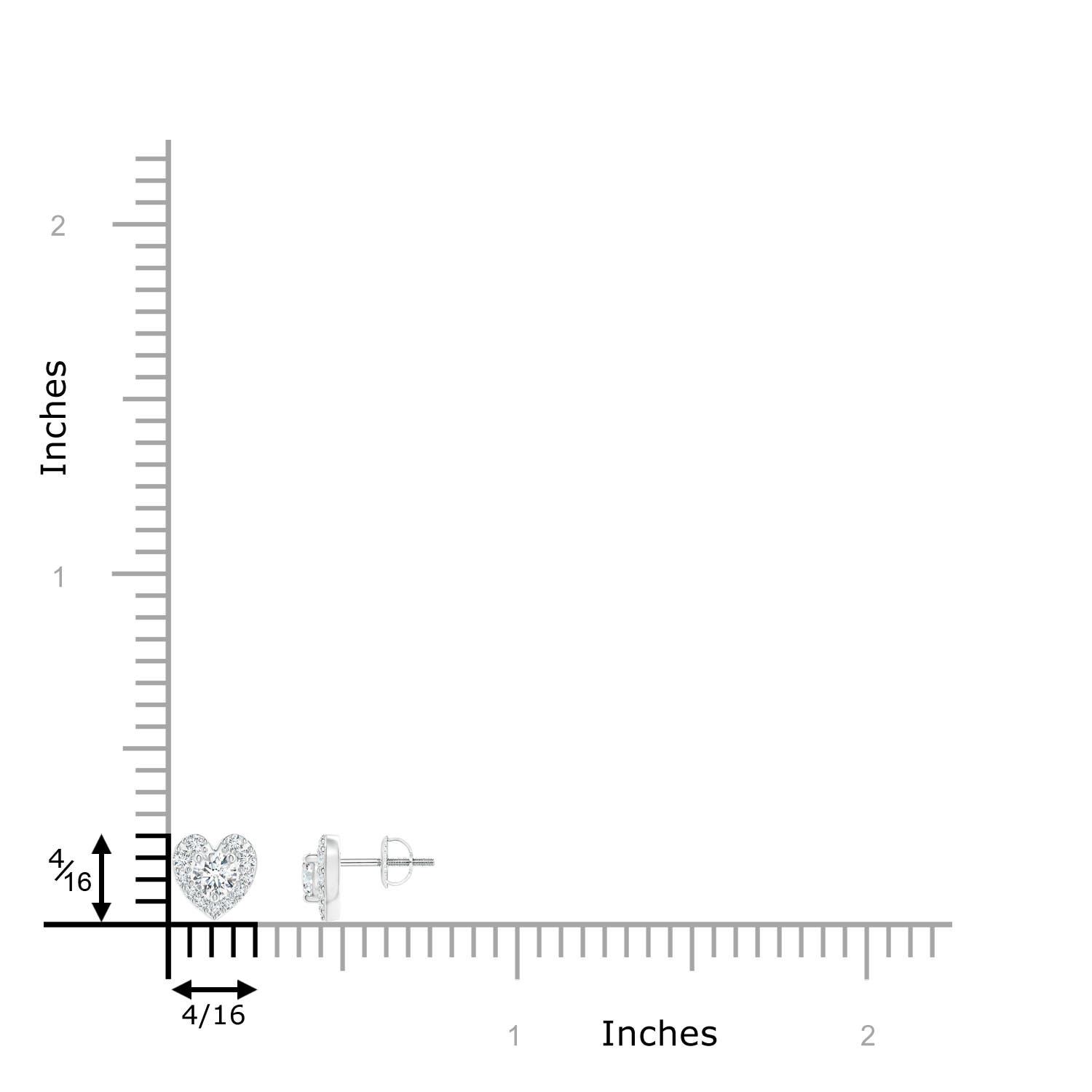 F-G, VS / 0.32 CT / 14 KT White Gold