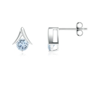 Round A Aquamarine