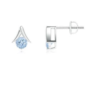 Round AA Aquamarine