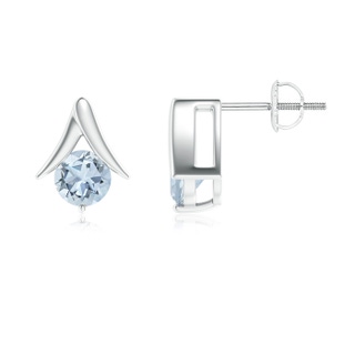Round A Aquamarine