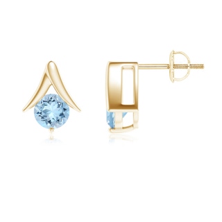 Round AAA Aquamarine