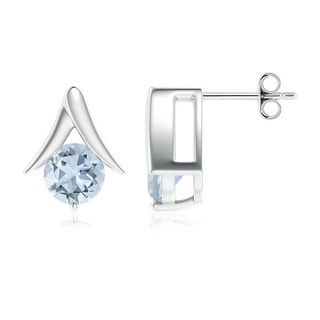 Round A Aquamarine