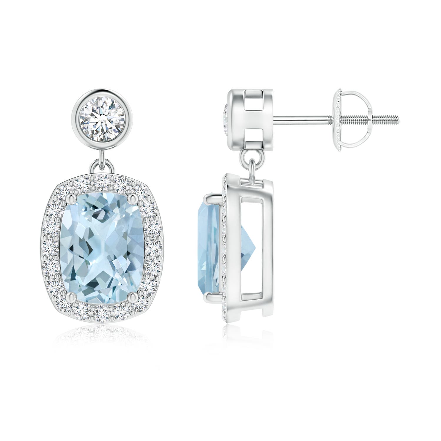 AA - Aquamarine / 3.01 CT / 14 KT White Gold