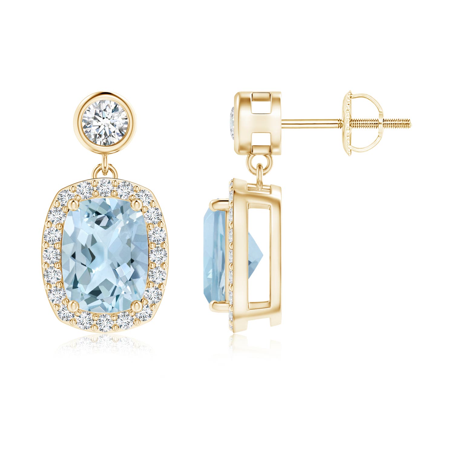 AA - Aquamarine / 3.01 CT / 14 KT Yellow Gold