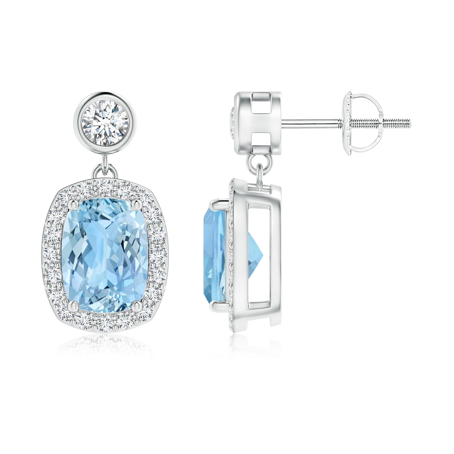 AAAA - Aquamarine / 3.01 CT / 14 KT White Gold