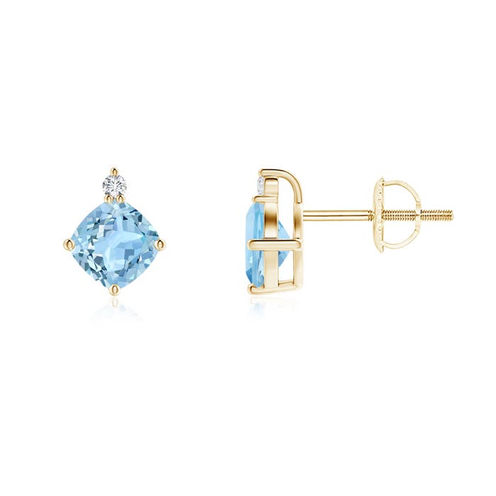 AAA - Aquamarine / 1.07 CT / 14 KT Yellow Gold