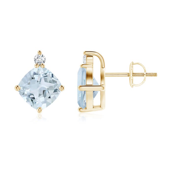 A - Aquamarine / 2.88 CT / 14 KT Yellow Gold