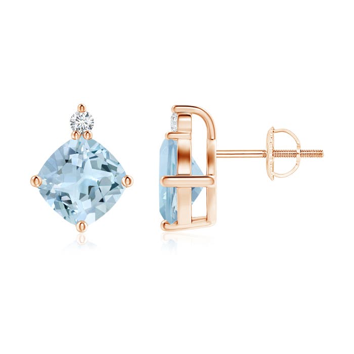 AA - Aquamarine / 2.88 CT / 14 KT Rose Gold