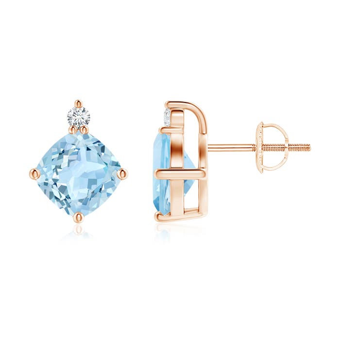 AAA - Aquamarine / 2.88 CT / 14 KT Rose Gold