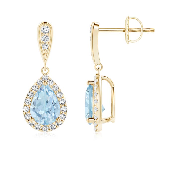 AA - Aquamarine / 1.37 CT / 14 KT Yellow Gold