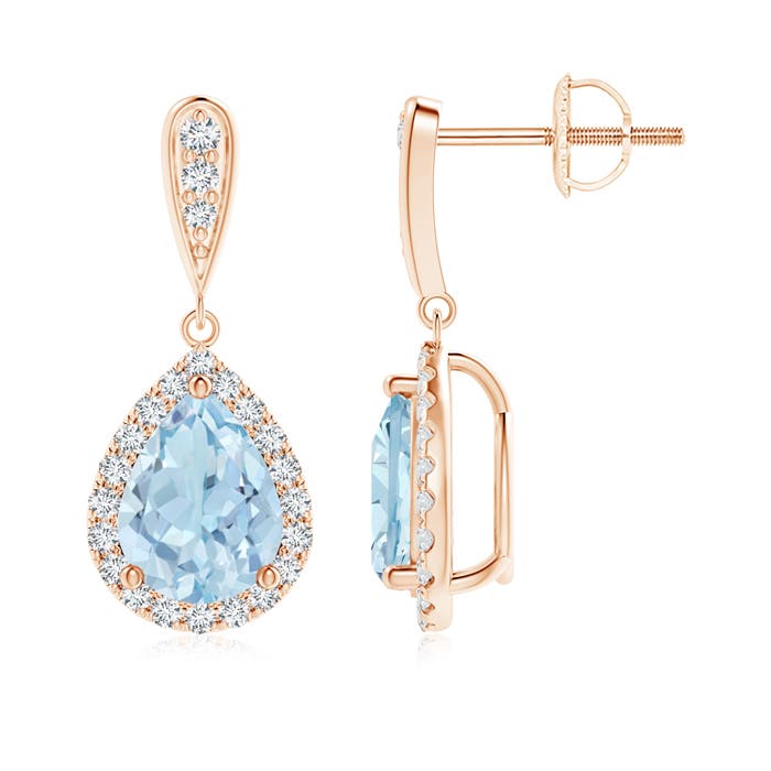 AA - Aquamarine / 2.09 CT / 14 KT Rose Gold