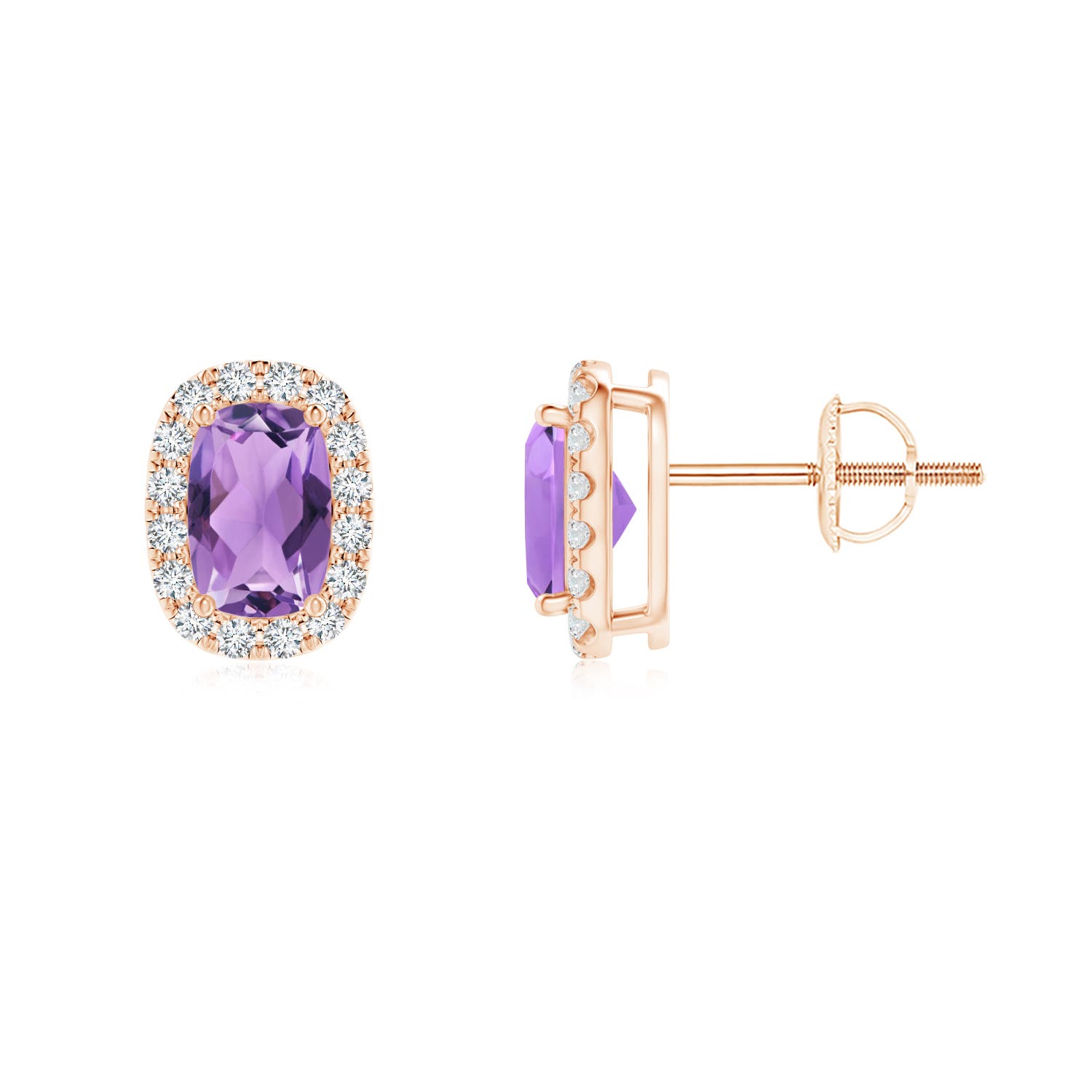 A - Amethyst / 1.23 CT / 14 KT Rose Gold