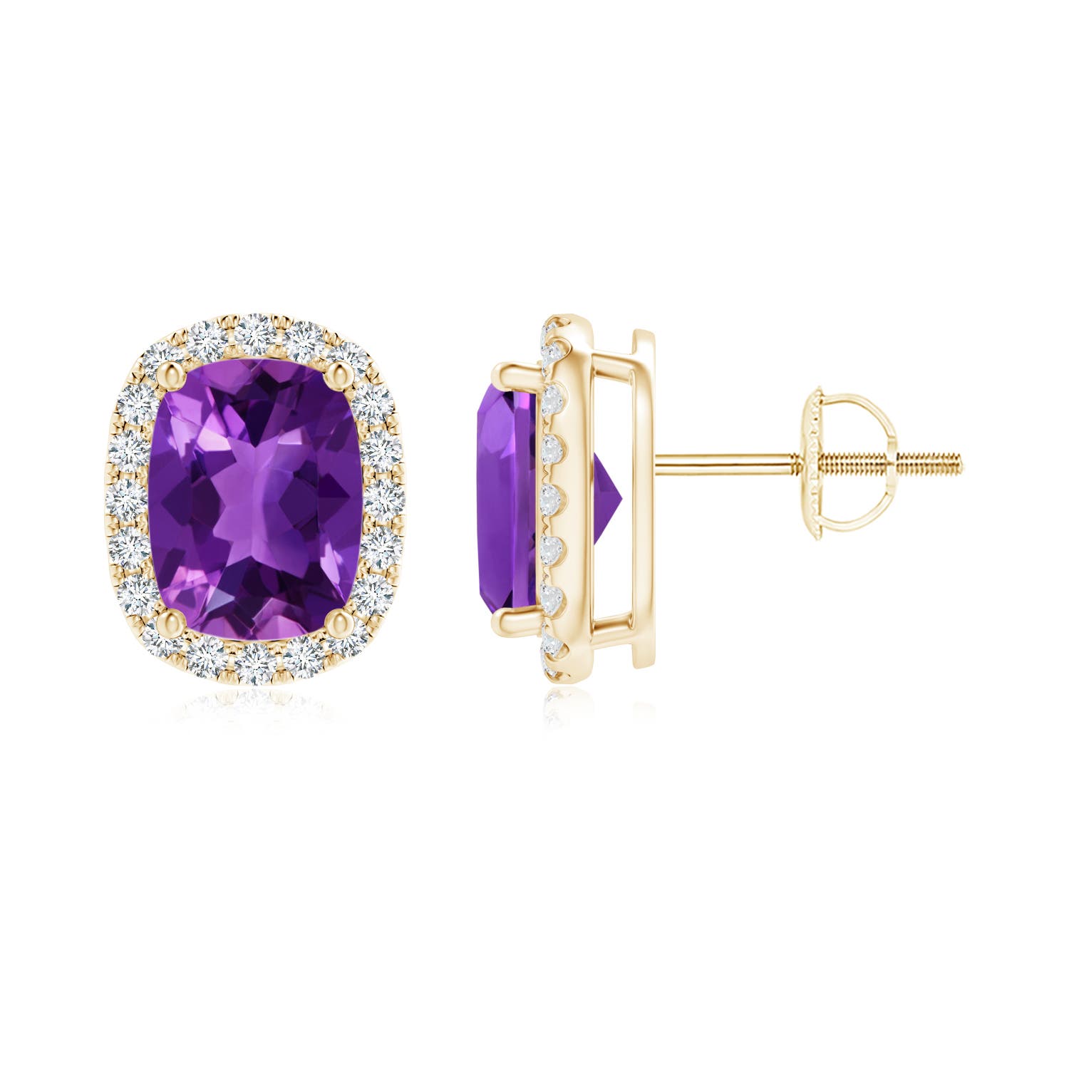 AAAA - Amethyst / 2.72 CT / 14 KT Yellow Gold