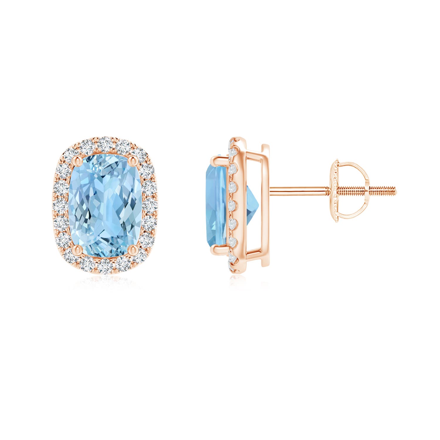 AAAA - Aquamarine / 2.04 CT / 14 KT Rose Gold