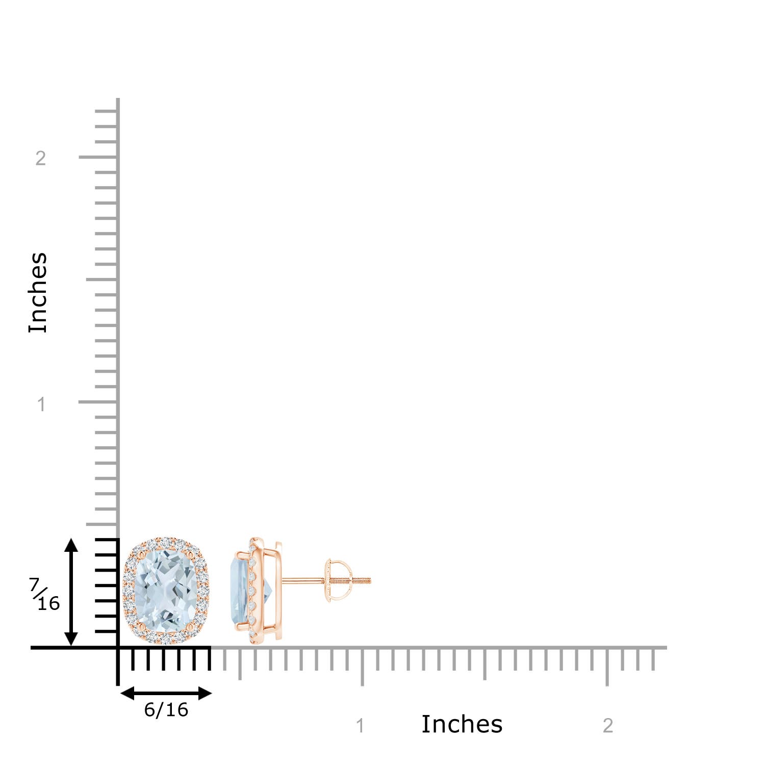 A - Aquamarine / 2.72 CT / 14 KT Rose Gold