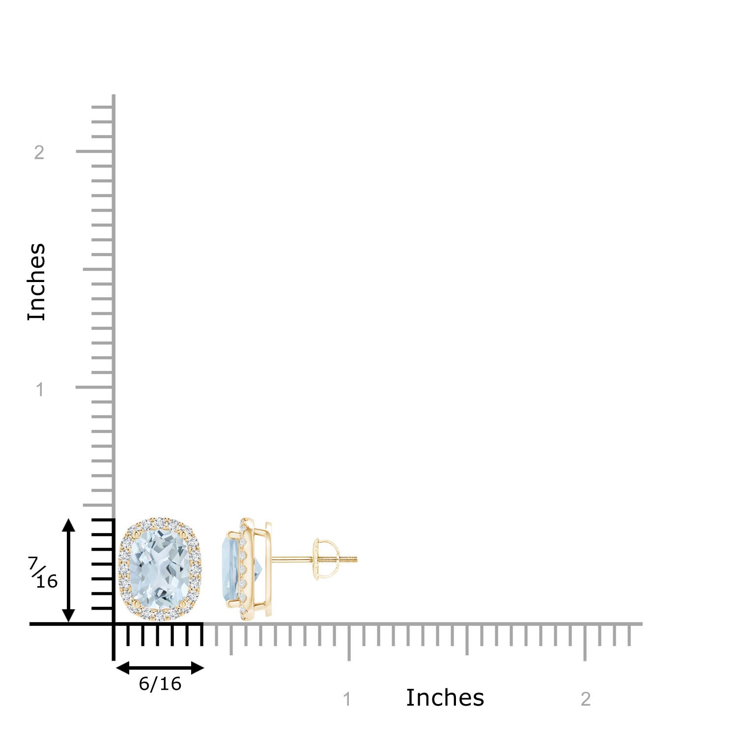 A - Aquamarine / 2.72 CT / 14 KT Yellow Gold