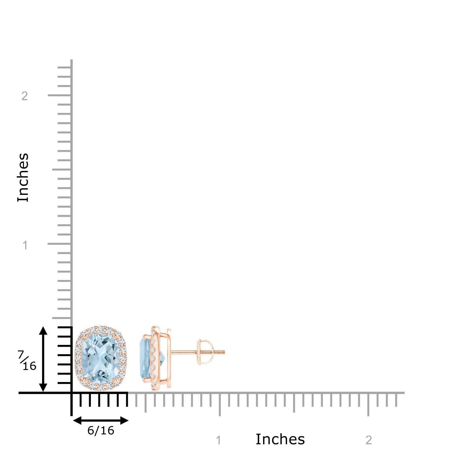 AA - Aquamarine / 2.72 CT / 14 KT Rose Gold