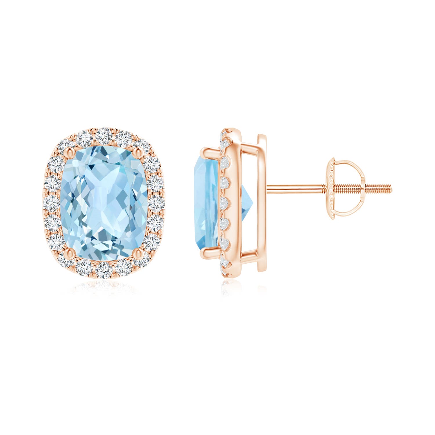 AAA - Aquamarine / 2.72 CT / 14 KT Rose Gold