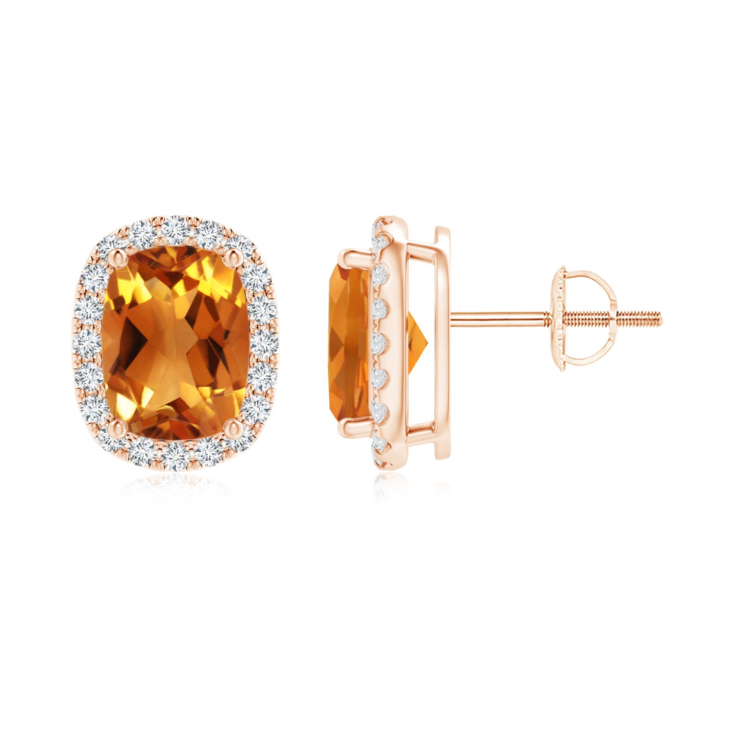 AAA - Citrine / 3.02 CT / 14 KT Rose Gold