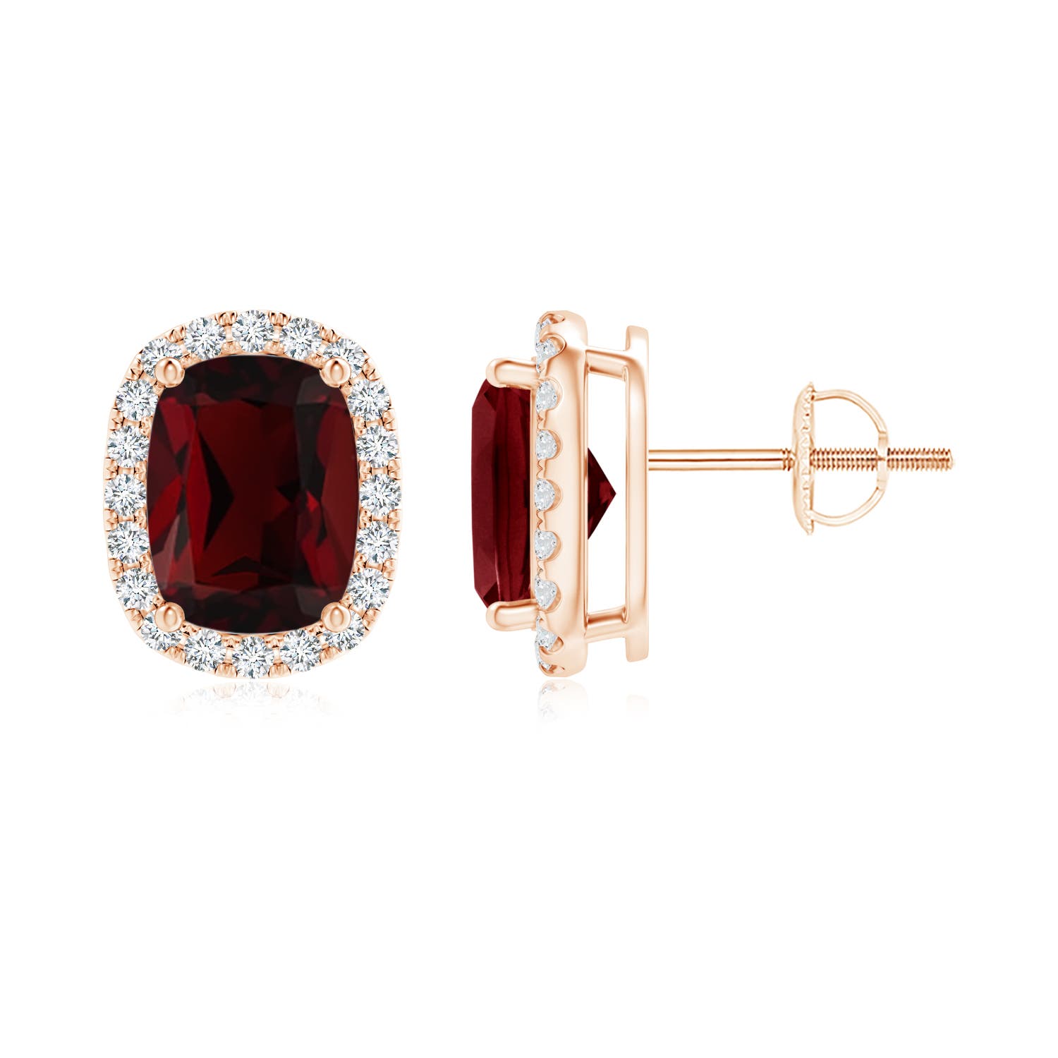 AA - Garnet / 3.52 CT / 14 KT Rose Gold