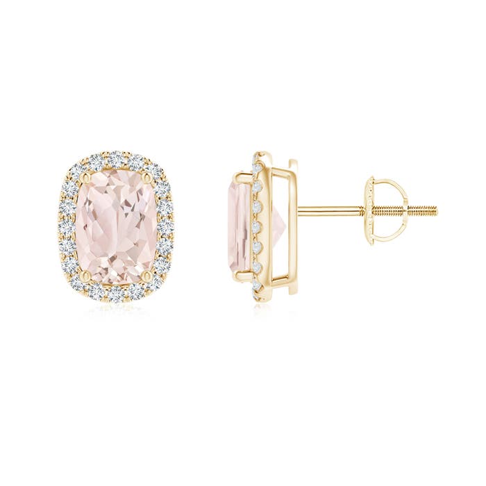 A - Morganite / 1.74 CT / 14 KT Yellow Gold