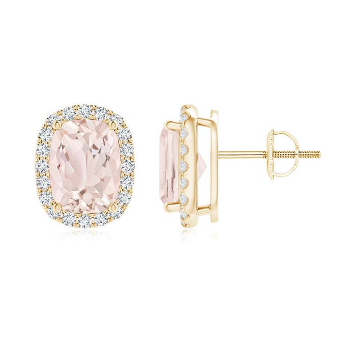 A - Morganite / 2.72 CT / 14 KT Yellow Gold